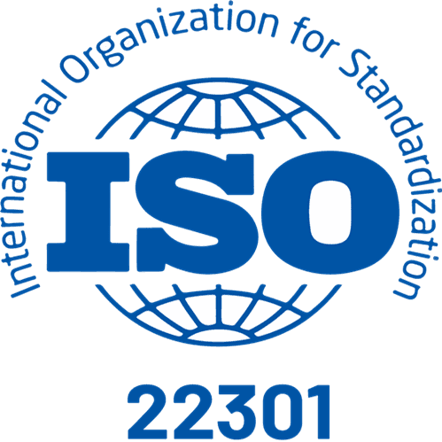 ISO certification stamp